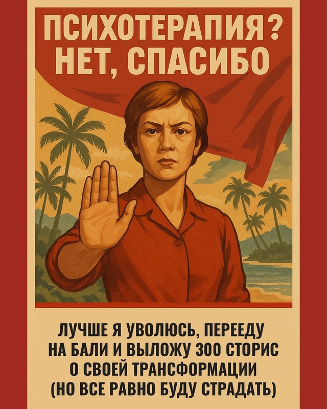 🏚Избегание чувств, контакта с собой, проживания — это...