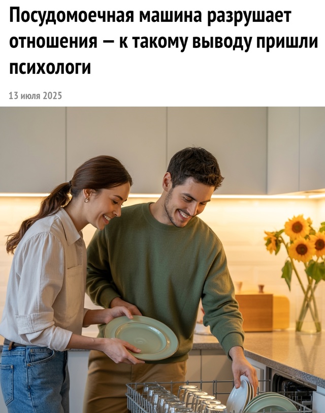 Так мойте посудку вместе