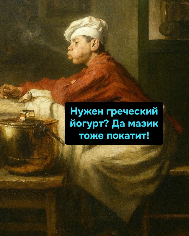 Главное правило кухни: если ингредиента нет — значит, ?...