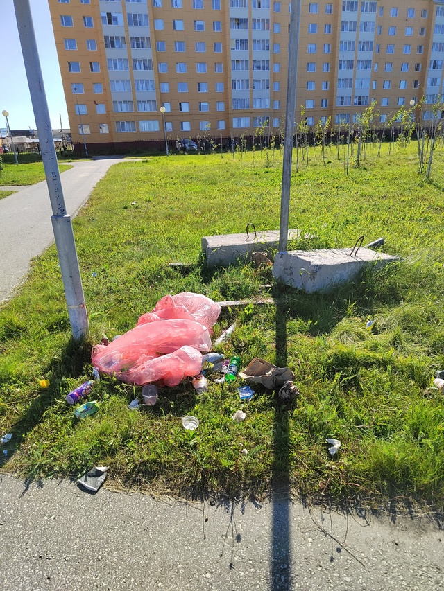 Откуда в парке Юбилейный появился мусор? Дети трудовог...