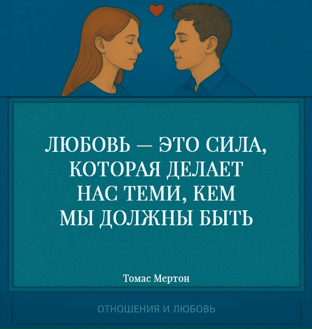 Любовь не просто украшает жизнь — она формирует челов?...