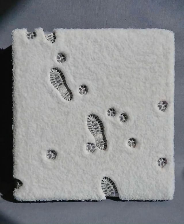 «Лапки на снегу⁠⁠» — реалистичная вышивка
Мастерица...