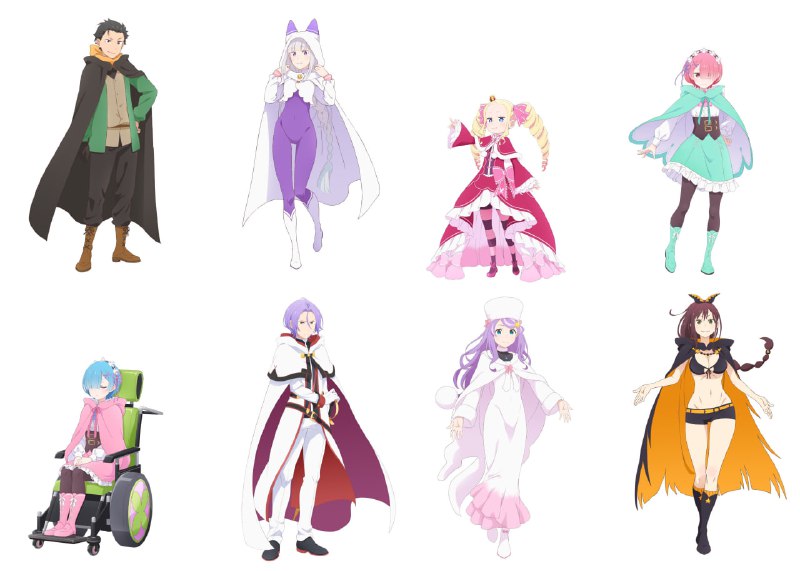 ⚡️Дизайн персонажей 4 сезона аниме «Re:Zero»
Премьера состоится в 2026 году.
