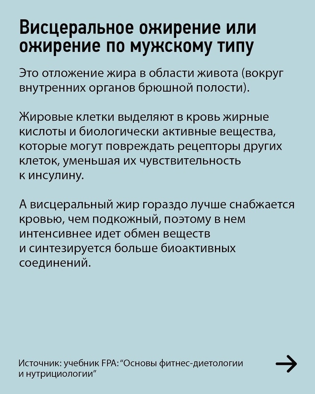 Рассказаваем про висцеральное ожирение, про формулу (н...