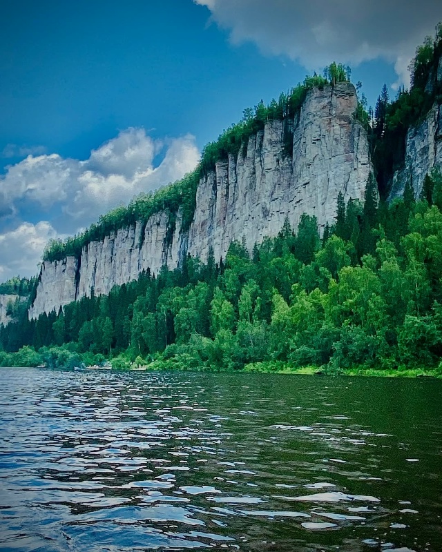 Скала Ветлан, река Вишера 🇷🇺