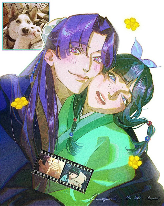 #Kusuriya_no_Hitorigoto / Монолог в аптечной лавке
Art: lacampanule
(Дз?...