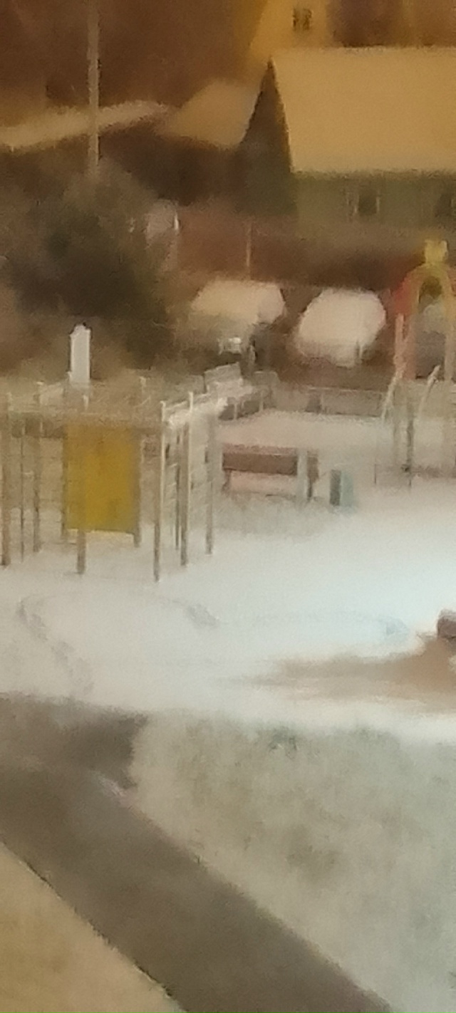 Выпал первый снег в Колтушах, на Верхней. Если пригляде...