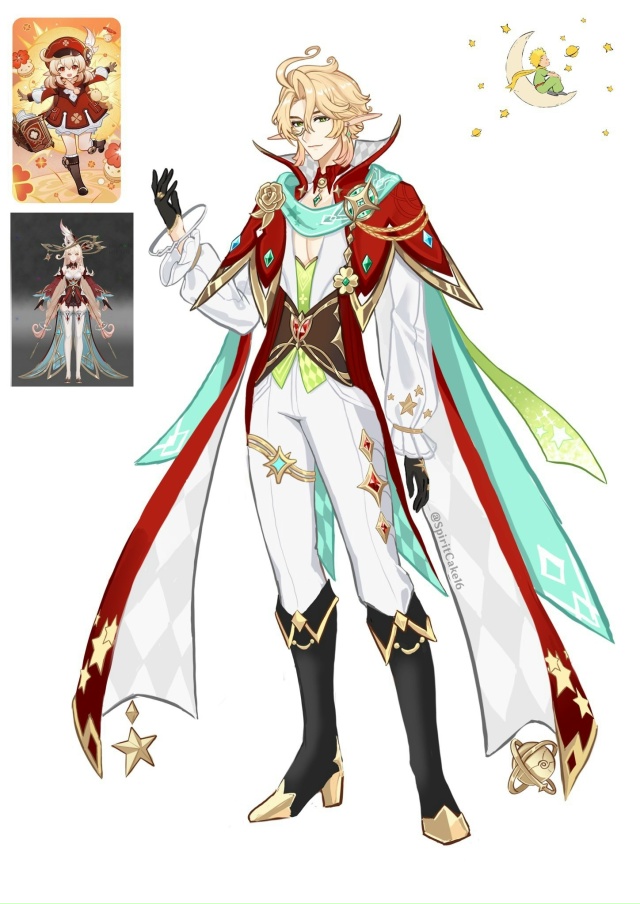 — Как мог бы выглядеть папа Кли? 🤔
Художник с ником Spir...