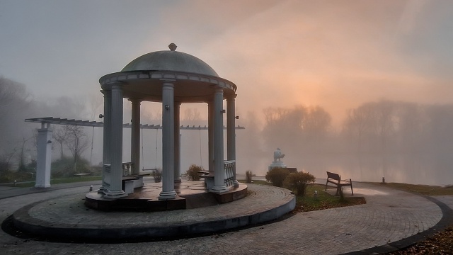 Туманное утро на оз. Пионер... 🤳 (ноябрь'25)