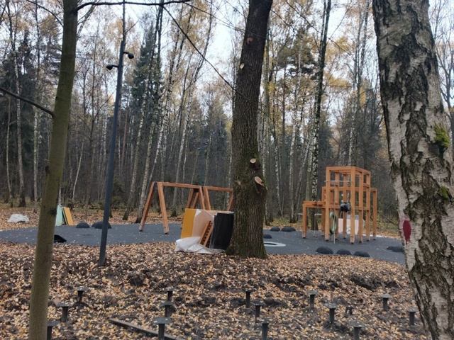 Новая игровая зона в Ольгинском лесопарке.
Срок запус?...