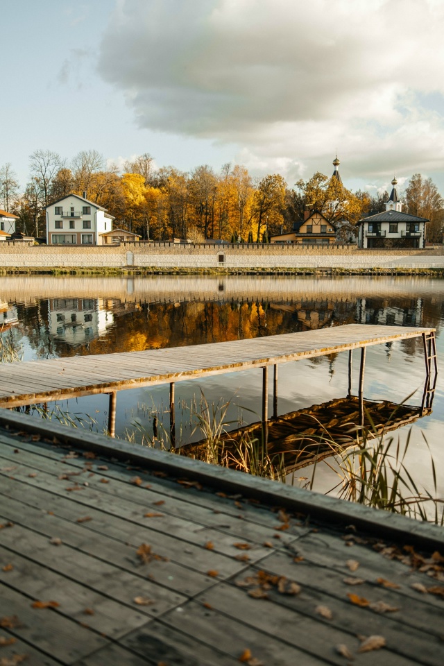 Красивая осень в Колтушах.