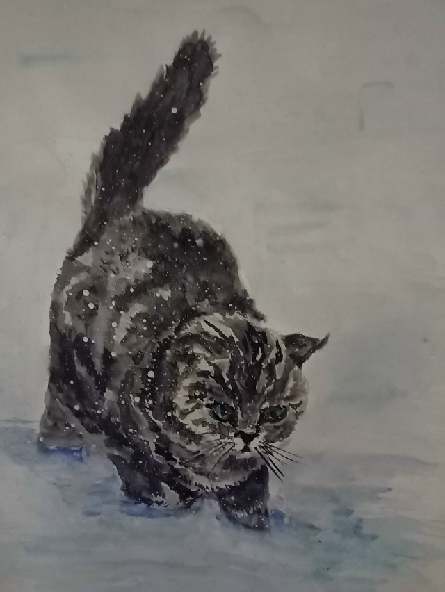 Дорога домой
Акварель