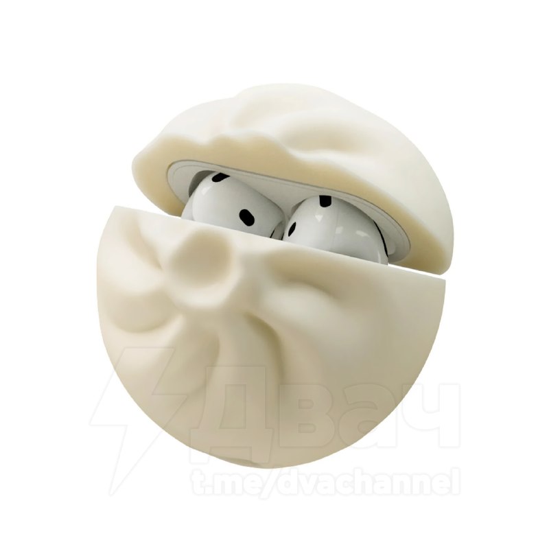 Для AirPods вышел чехол в форме… хинкали: его можно купить для AirPods Pro 1-3 и AirPods 4. Цена имб