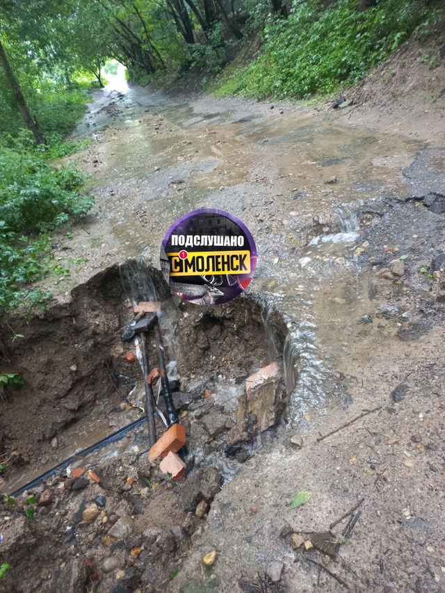 👉В Рядовском парке размыло тропинку
✅После недавних...