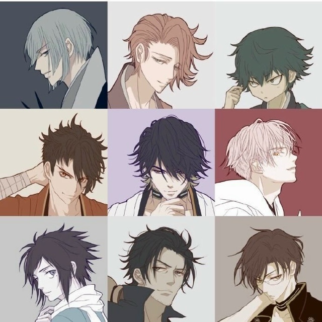 Волосы
Sketch, Characters