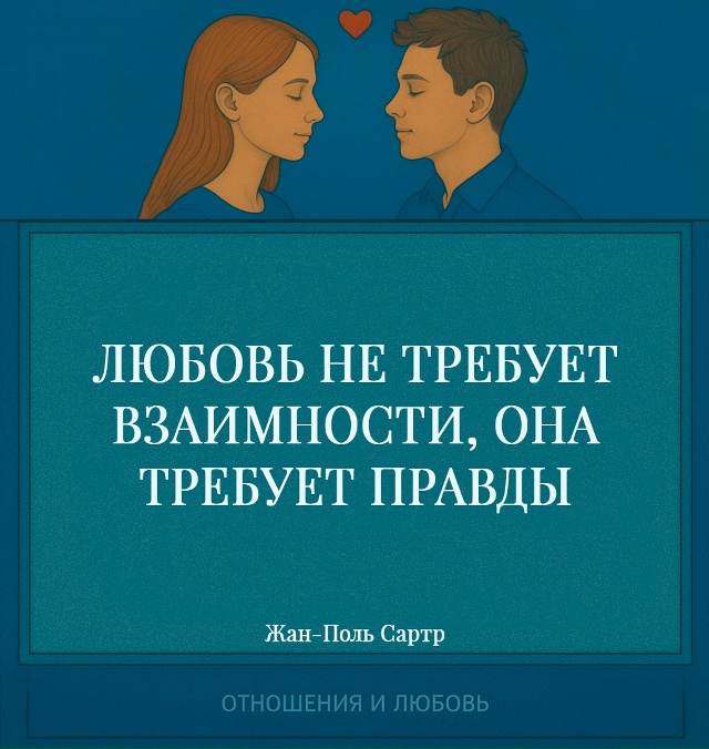Настоящая любовь не измеряется ответом. Она не ждёт по?...