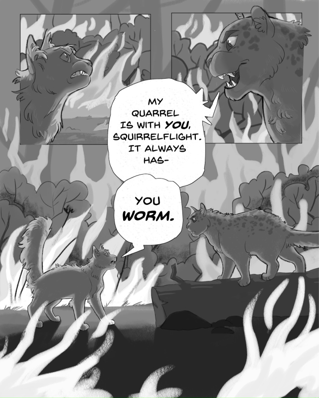 — Моя ссора с тобой, Белка. Она всегда была с…
— С тобо?...