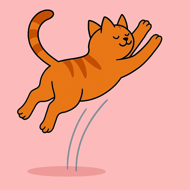 Кошки могут прыгать на высоту в 5–6 раз больше длины св?...