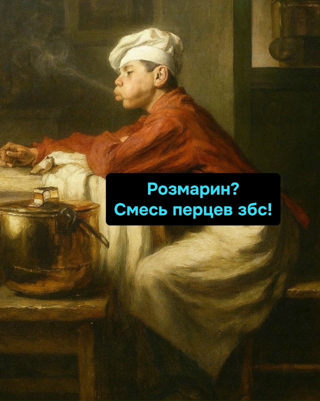Главное правило кухни: если ингредиента нет — значит, ?...