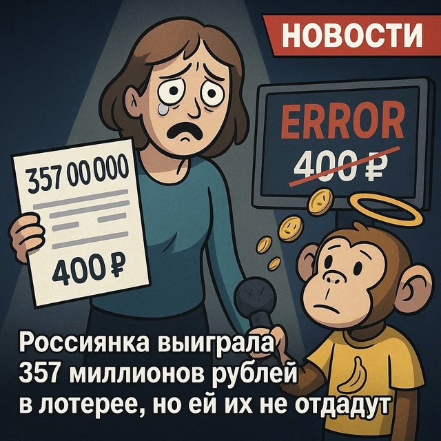 Безумные приколы
Представьте себе радость: вы выиграл?...