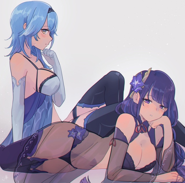 Девочки Геншина #genshin #art #girls