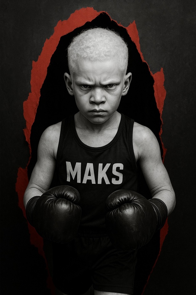Портрет твоего сына в образе настоящего боксера, а не м...