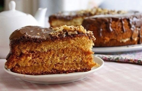 Медовый бисквит
Очень вкусный нежный бисквит, в меру п...