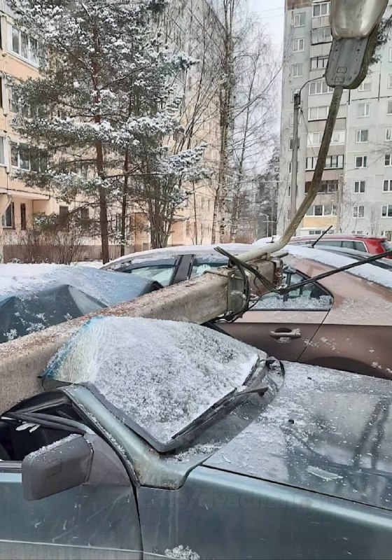 У нас убирают снег — посмотрите, как работает техника
В Ленинградской области тян снимала уборку сн