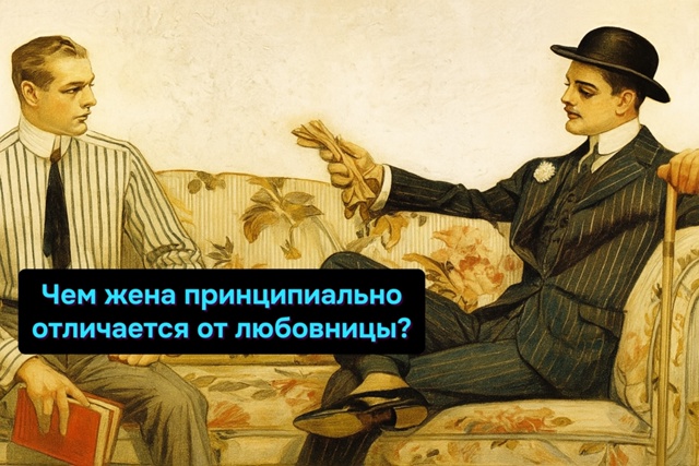 С любовницей обсуждают мечты, с женой — просрочку по и?...