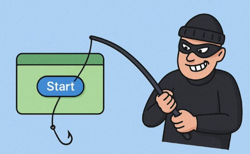 🐱Новая схема кражи Telegram-аккаунтов — всё начинается с безобидной кнопки Start в боте, а заканчива
