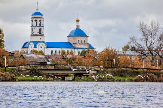 Осенняя красота пруда (с.Орда) ???