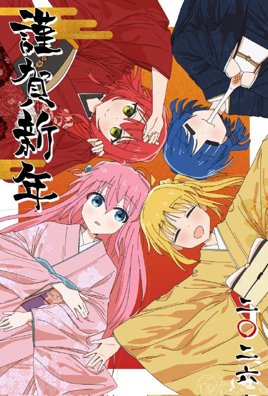 🎄Новые новогодние иллюстрации различных аниме часть 4