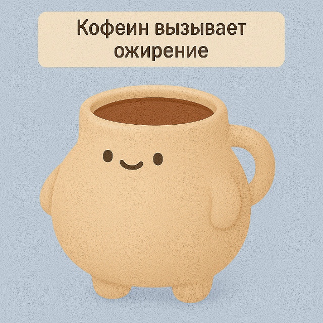 ☕ Неожиданный эффект кофеина
Хотя кофеин бодрит и уск...