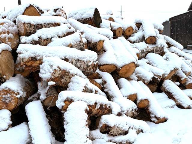 Первый снег в Шойне
Фото Валентины Малыгиной