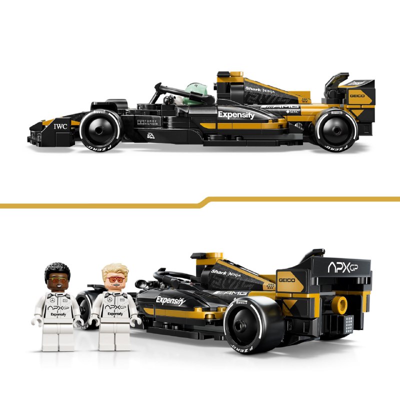 Lego выпустит целый набор по фильму F1 с фигуркой Брэда Питта.
Собрать предстоит гоночную машину из