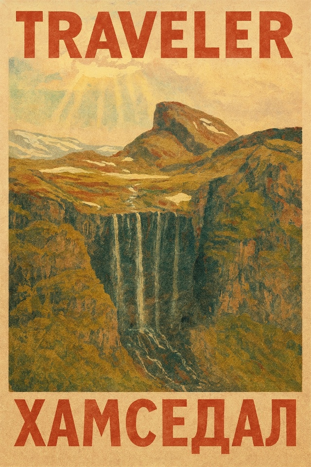 🌍 Хамседал — одно из тех мест, где природа кажется поч...