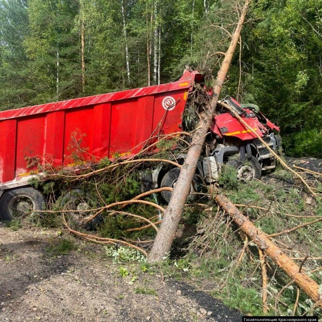 ⚡️Водитель съехал в кювет и погиб на трассе Р-257 под Ди...