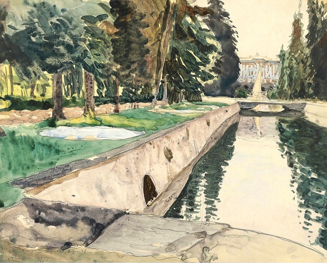 Петергоф в живописи
Александр Бенуа. Петергоф. 1900 г.