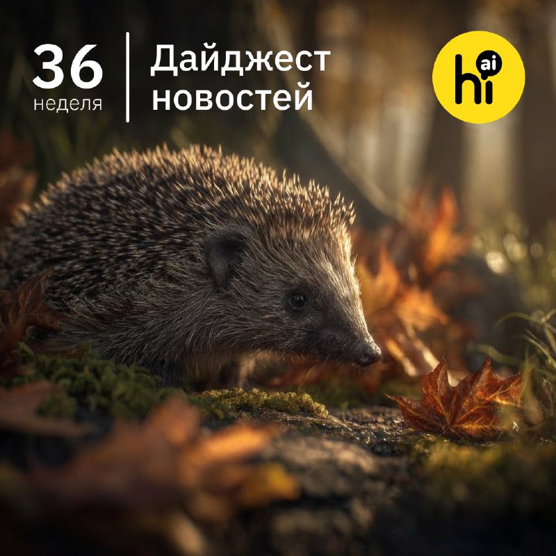 📣 Привет, друзья! Самое интересное за 36-ю неделю 2025 года из мира ИИ в нашем воскресном дайджесте.