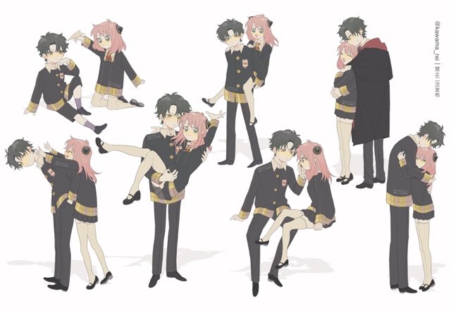 #SPY_FAMILY / Семья Шпиона
Art: kawama_rei
(Аня х Дэмиан)