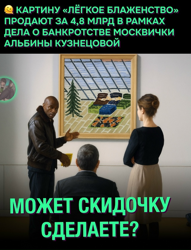 🌚 Арбитражный управляющий выставил на продажу картин...