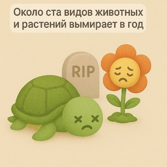 🌍 Исчезающие голоса природы
Каждый год с Земли исчез?...