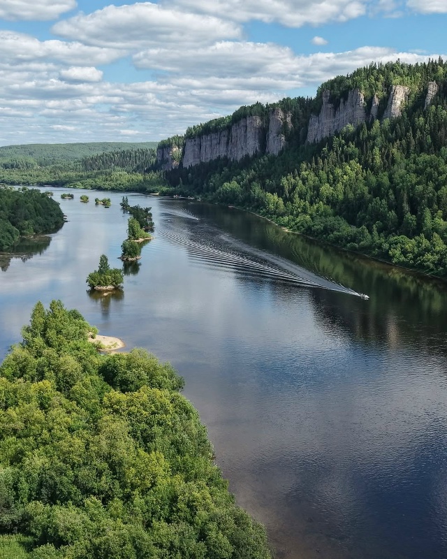 Скала Ветлан, река Вишера 🇷🇺