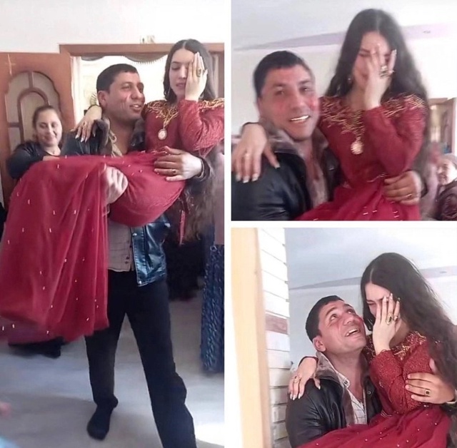 Что-то не похоже на слезы счастья..