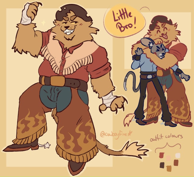 Воробей и Львиносвет в ковбойском АУ
© cowboyfirestar
#KV_ZZ_ART