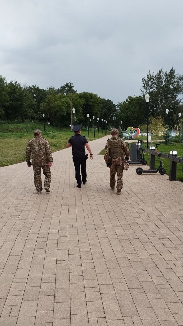 Члены Народной дружины города Курчатова  совместно с ?...