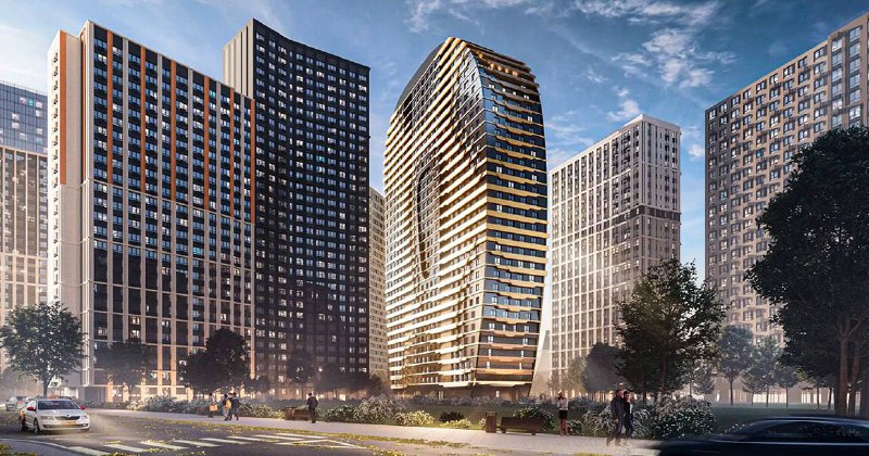 🏙В Москва-Сити построят небоскреб с парком на высоте 338 метров Проект включает две башни, соединен