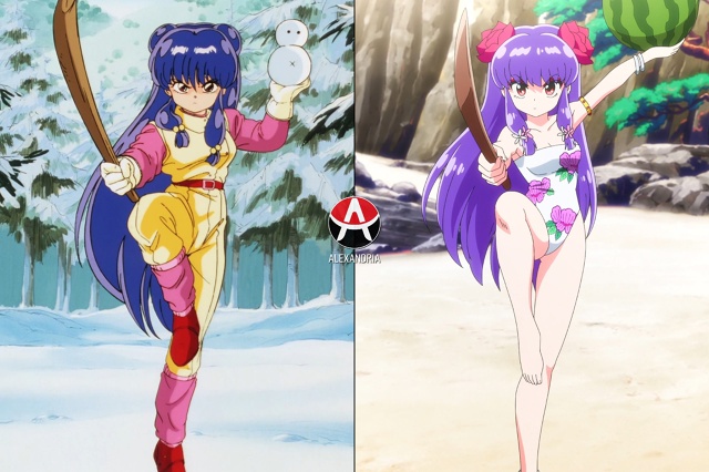 ❤ Сравниваем «Ранма 1/2»: сериал 89-го х 4 серия 2 сезона р?...