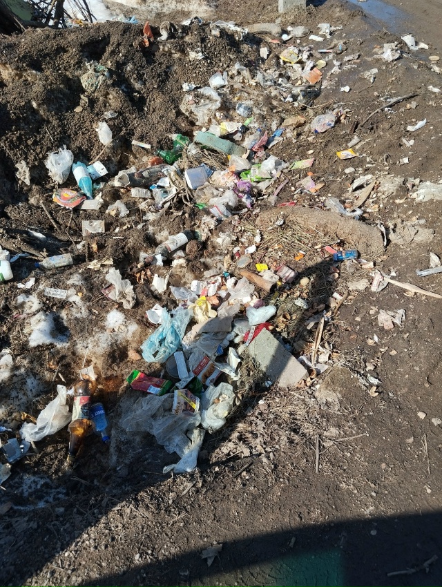 Всем добрый вечер. Это такой вывоз мусора на улице Горн...