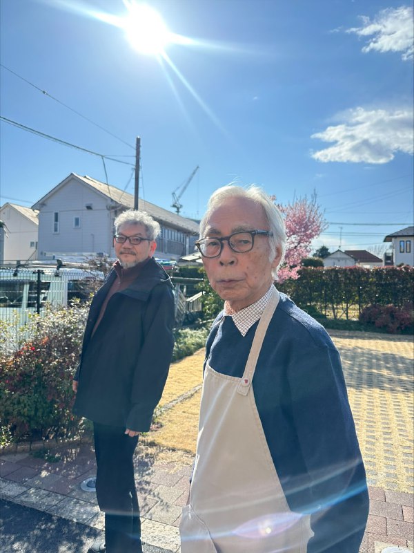 ✍️Хидэаки Анно (автор «Евангелиона») зашел в гости к Хаяо Миядзаки и рассказал, как дела у маэстро.